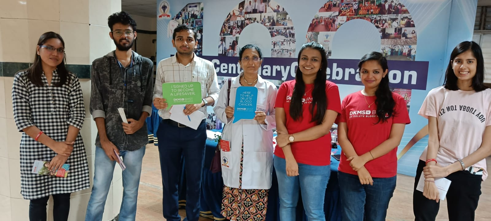 Over 500 Mumbai youth came forward to register as LifesaversThe registration drive was organised by DKMS BMST Foundation India